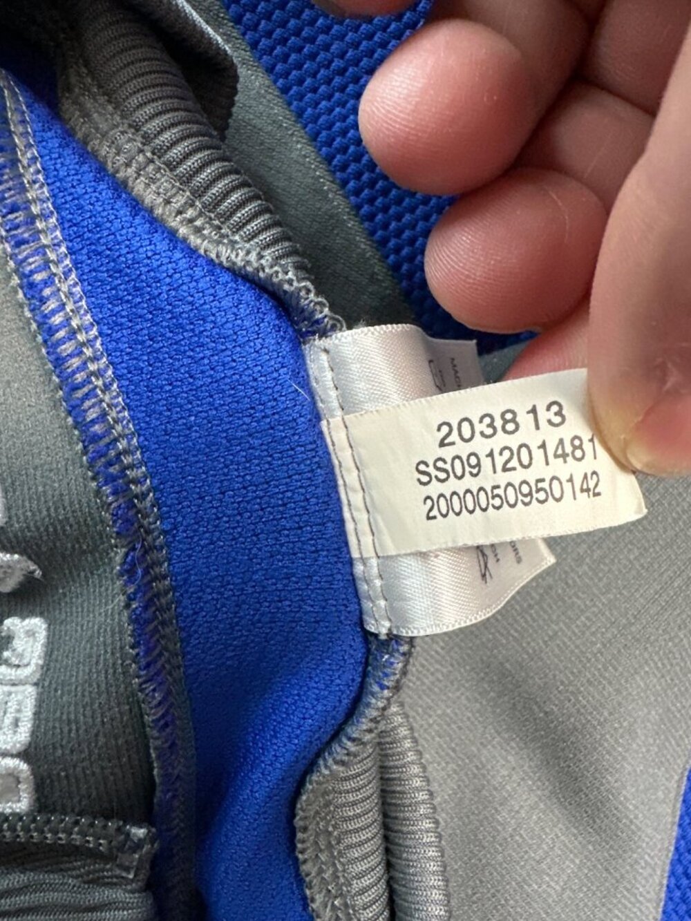 Under Armour Men's Full-Zip Gray & Blue Tracksuit Set With Logo Size XL - Picture 14 of 16